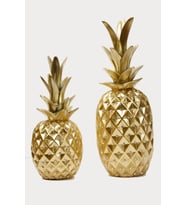 Parlak Ananas Biblo, Şık ve Modern Dekoratif Aksesuar