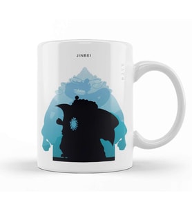 Jinbei One Piece in Silhouette Kupa Bardak Porselen