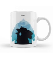 Jinbei One Piece in Silhouette Kupa Bardak Porselen