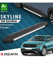 S-Dizayn VW T-Cross Skyline Aluminyum Yan Basamak 173 Cm 2019-2023 A+ Kalite