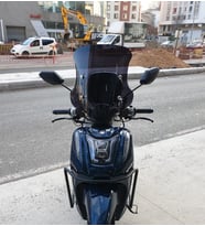 MOTOCAM Yuki Gentle 110 Ön Cam 2025-2026 Model 44cm Siyah Renkli 4mm APARATSIZ