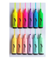 Scrikss SH712 Pastel + Fosforlu İşaretleme Kalemi 12 Renk 
