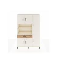 Hyperion Dolap 10 Raflı Tek Çekmeceli 6 Kapaklı 132x44x195 Aytaşı-Aytaşı/Çam