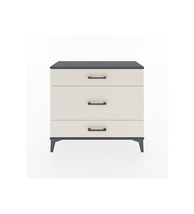 Arges Şifonyer 3 Çekmeceli 88x30x80 Antrasit-Aytaşı