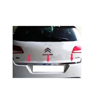 Citroen C4 Formlu Krom Bagaj Alt Çıta 2010 Ve Üzeri