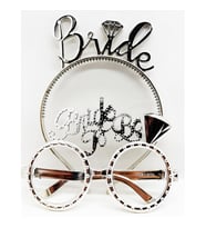 Periboia Bride Yazılı Taç ve Bride To Be Yazılı Gözlük Seti Gümüş Renk (Karışık)