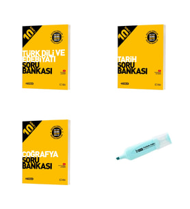 10.Sınıf Edebiyat Tarih Coğrafya Soru Bankası (Yeni Müfredat)