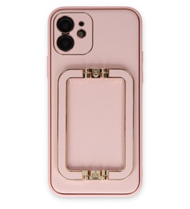 Pilelistore   iPhone 12 Kılıf Coco Elit Kapak - Pembe
