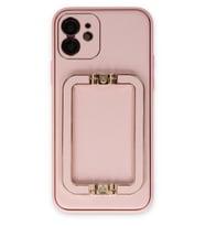 Pilelistore   iPhone 12 Kılıf Coco Elit Kapak - Pembe