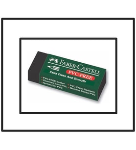 Faber Castell Siyah Silgi 7089/30 - 3 adet
