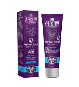 Effective Hairball Relief Super Kedi Tüy Yumak Engelleyici Malt 100gr