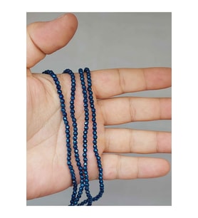 Hematit Taşı Faset Kesim 3mm Dizi (52422)