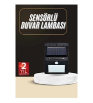 Mey İthalat® Solar Dekoratif Lambası Sensörlü Led Işık Bahçe Aydınlatma