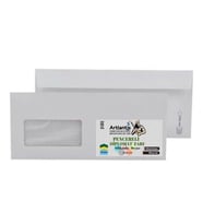 Diplomat Zarf Pencereli 10.5x24 Cm Beyaz 90 Gr Silikonlu 25'li 1 Paket Artlantis 105*240 Mm Para Zarfı Beyaz 25 li 1 Paket