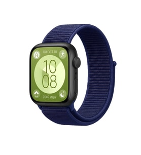 Huawei Fit 4 Hasırlı Cırtcırtlı Kordon (saat Değildir) - Lacivert-mürdüm