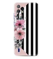 Reeder P13 Blue Plus 2022 Kılıf Resimli Desenli Baskılı Silikon Kılıf Flowers 4 1390