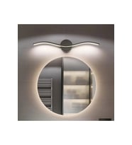 Modern Siyah LED Duvar Apliküsü, Banyo, Mutfak ve Salon İçin Şık Tasarım