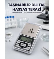 Northcity Hassas Dijital Cep Terazisi - Sayma Modlu ve 5 Ölçüm Birimi ile Profesyonel Tartım