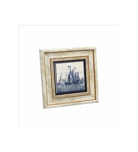 Hollanda Deseni Baskılı Taş Tablo 20x20