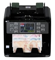 HMS 110 Üstten Beslemeli Ofis Tipi Para Sayma Makinesi