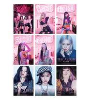Blackpink fotokart 9 adet  8*6 cm pvc kaplı süper hd kaliteli baskılı fotokart