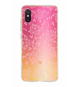 Xiaomi Mi 8 Pro Uyumlu Kapak Nostalji Desen Tasarımlı Şeffaf Silikon Kılıf