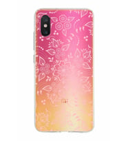 Xiaomi Mi 8 Pro Uyumlu Kapak Nostalji Desen Tasarımlı Şeffaf Silikon Kılıf