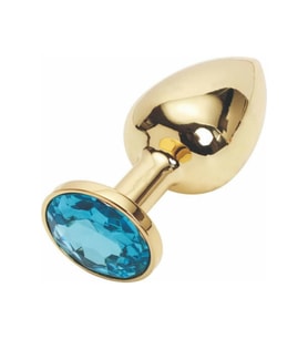 Taşlı Küçük Boy Metal Plug-af4145