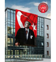 Atatürk Bayrağı 100x150 cm - Raşel Kumaş 1. Kalite