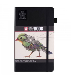 Sakura Sert Kapak Skechbook Ivory Kağıt 140 gr 13x21 cm 80 yp 