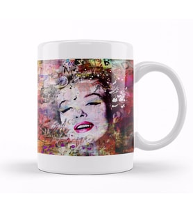 Marilyn Monroe 01 Kupa Bardak Porselen