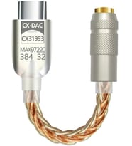 Type-C - 3.5 CX31993 MAX97220 Çip HiFi DAC Ses Kartı Kulaklık Kablosu (USB başlık)