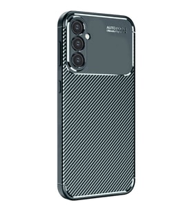 Samsung Galaxy A56 Kılıf Auto Focus Karbon Kapak - Koyu Yeşil