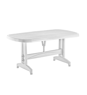 Omnipazar IRK-HM100 Oval Köşe Plastik Dikdörtgen Masa 90x150 cm
