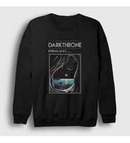 Presmono Unisex Siyah Eternal Hails Darkthrone Sweatshirt 379033tt