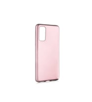 Samsung Galaxy S20 Uyumlu Kılıf Zore Premier Silikon Kapak (Rose Gold Altın)