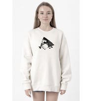 Monogatari Anime Suruga Monkey Symbol Beyaz Kadın 2ip Sweatshirt