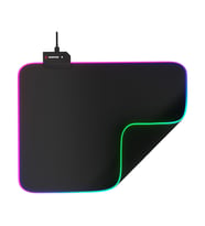 Rampage MP-21 PULSAR M RGB 252x328x3mm RGB Led Gaming MOUSE PAD (Siyah)(1923)