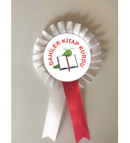 DAHİLER KİTAP KURDU SATEN KOKART ROZET OKUL 10 ADET
