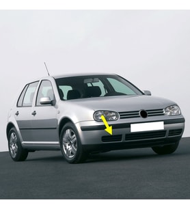 VW Golf 4 1998-2004 Ön Tampon Sağ Sis Kapağı Izgarası 1J0853666E