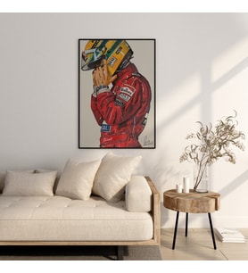 F1 Ayrton Senna Posteri -Çerçevesiz