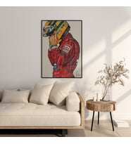 F1 Ayrton Senna Posteri -Çerçevesiz