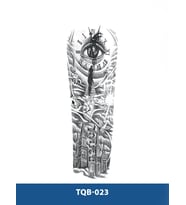 TQB-023 SAAT GÖZ VE LONDRA DESEN GEÇİCİ KOL DÖVMESİ-TATTO