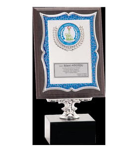 ODAK KUPA - Ahşap Plaketler - PL-034 B - 15x20 cm