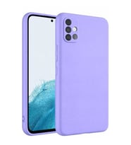 Coverzone Samsung Galaxy A71 ?le Uyumlu K?l?f Z-Mara Lansman Vieri Tam Koruma Arka Kapak Kamera Koruma �?k?nt?l? P�r�zs�z Y�zey Lila