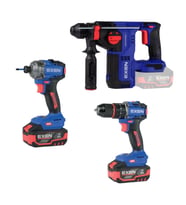 EXEN EN 314 SET - 21V 4Ah Kömürsüz Şarjlı Makina 3'lü Set