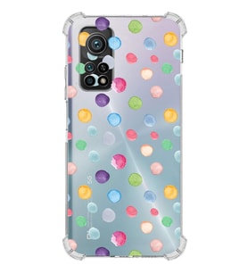 PrintiFy Xiaomi Mi 10 T Pro Uyumlu Water Color 6 Baskılı Şeffaf Köşe Korumalı Antişok Kılıf