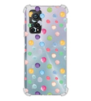 PrintiFy Xiaomi Mi 10 T Pro Uyumlu Water Color 6 Baskılı Şeffaf Köşe Korumalı Antişok Kılıf