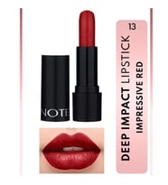 Note Deep Impact Lipstick Kremsi Dokulu Yarı Parlak Ruj 13 Impressive Red