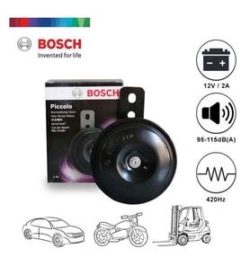 Bosch 12 Volt Korna Titreşimli Disk Tipi 420 Hz İnce Ses (Yüksek Ton) - Tekli